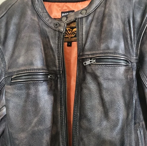 Size L Milwaukee Leather Man jacket - Picture 7 of 9